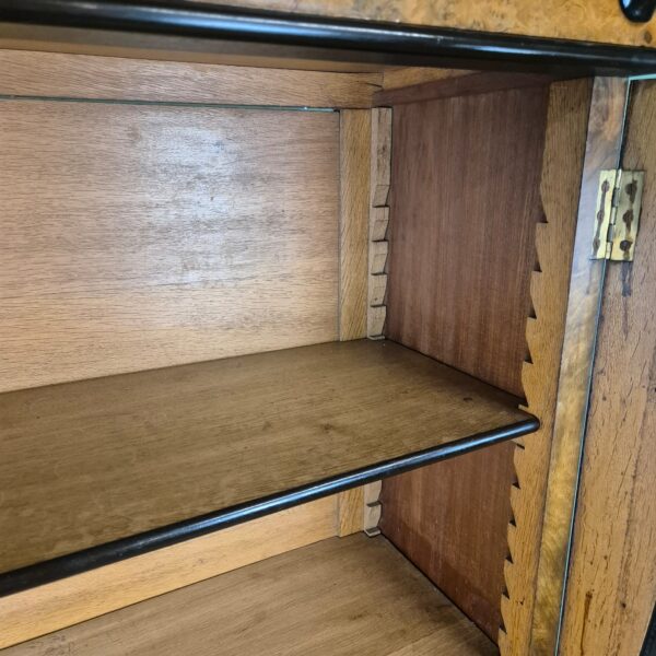 Cabinet Biedermeier 1860 Walnut - Image 13