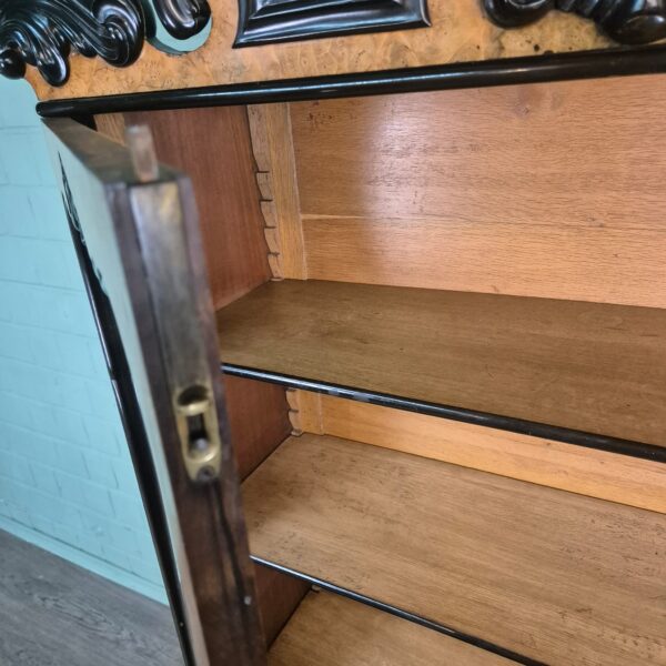 Cabinet Biedermeier 1860 Walnut - Image 11