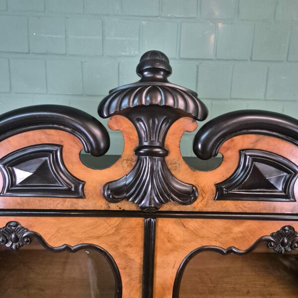 Cabinet Biedermeier 1860 Walnut - Image 9