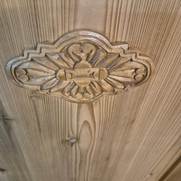 Wardrobe Jugendstil 1900 Pine - Image 5