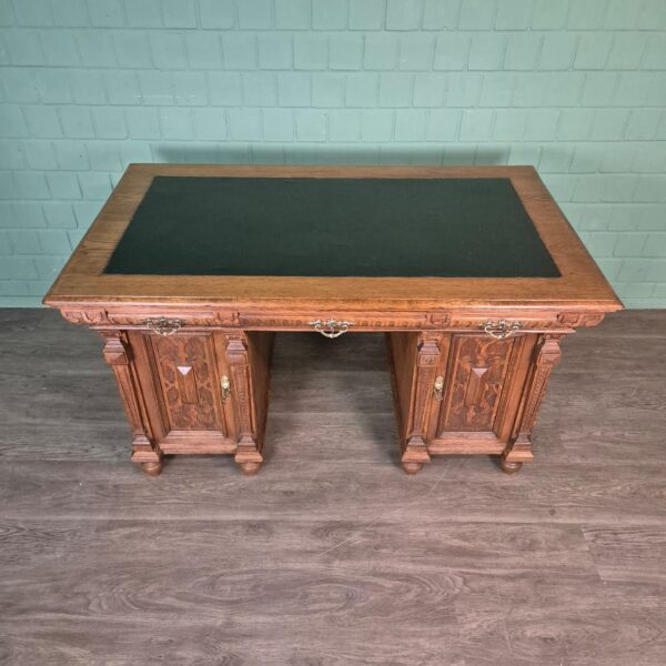 Desk Gründerzeit 1880 Oak - Image 2