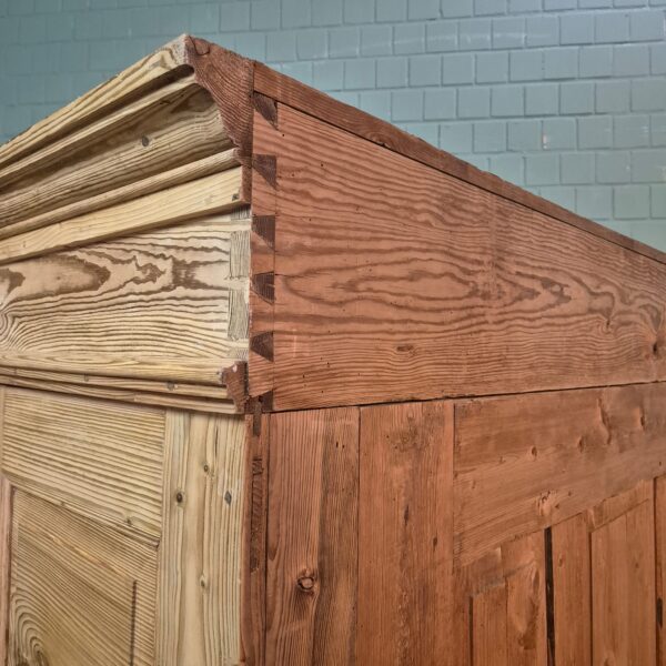 Wardrobe Biedermeier 1840 Pine - Image 18