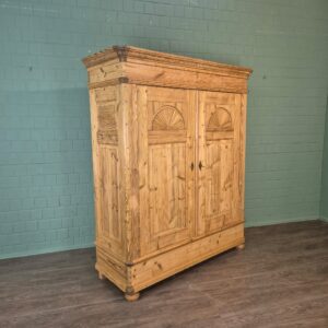 Wardrobe Biedermeier 1840 Pine