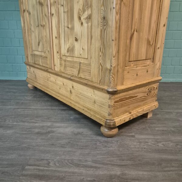 Wardrobe Biedermeier 1840 Pine - Image 7