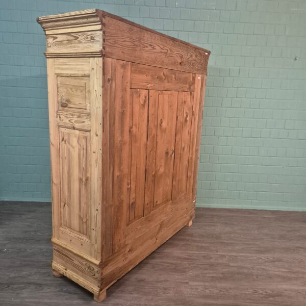 Wardrobe Biedermeier 1840 Pine - Image 17