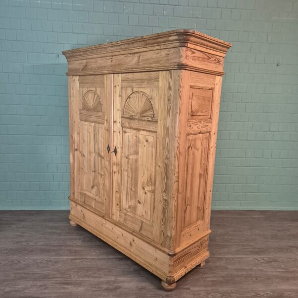 Wardrobe Biedermeier 1840 Pine - Image 2