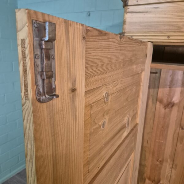 Wardrobe Biedermeier 1840 Pine - Image 11