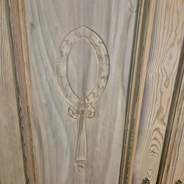 Wardrobe Jugendstil 1900 Pine - Image 7