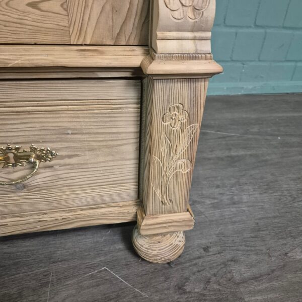 Wardrobe Jugendstil 1900 Pine - Image 10