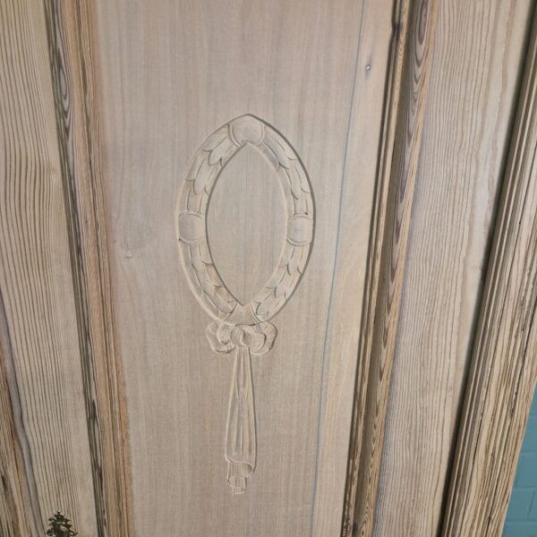 Wardrobe Jugendstil 1900 Pine - Image 9