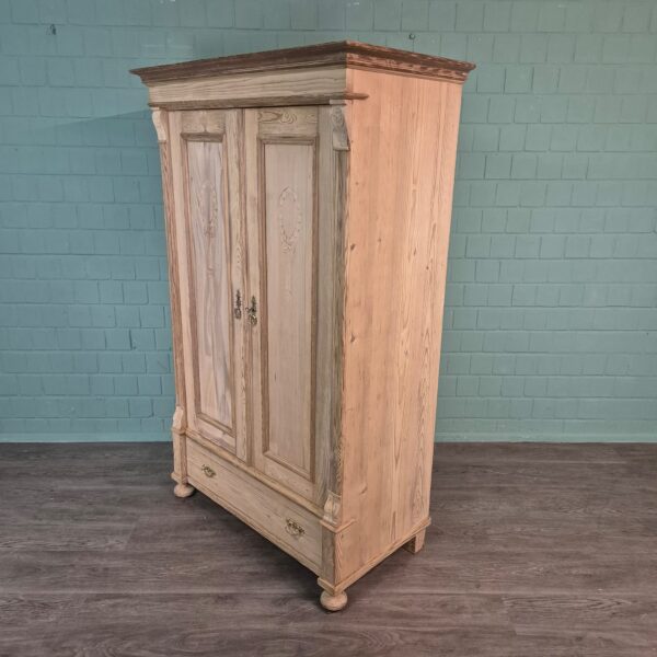Wardrobe Jugendstil 1900 Pine - Image 3