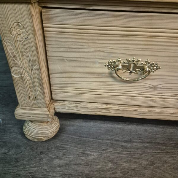 Wardrobe Jugendstil 1900 Pine - Image 6