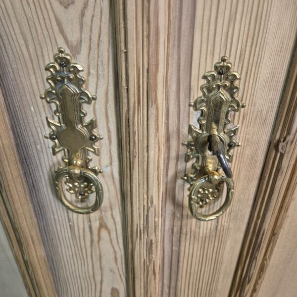 Wardrobe Jugendstil 1900 Pine - Image 8