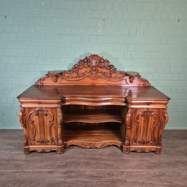 Sideboard Gründerzeit 1880 Walnut - Image 2