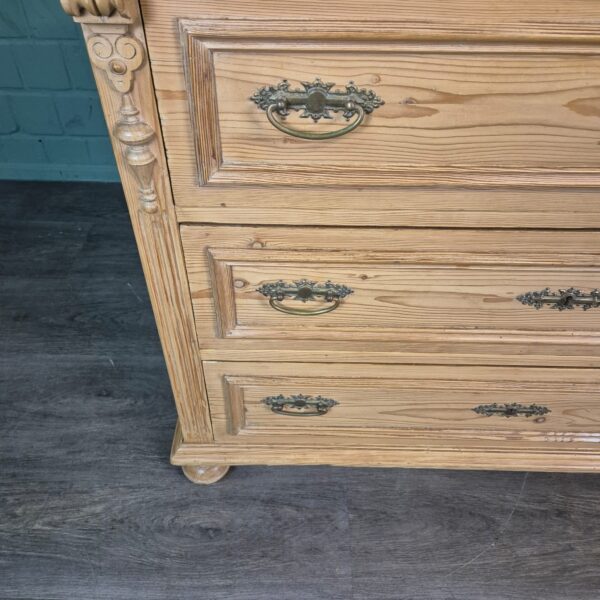 Chest of Drawers Gründerzeit 1880 Pine - Image 5