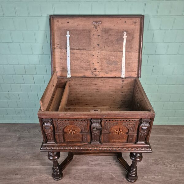 Chest Baroque 1740 Oak - Image 14