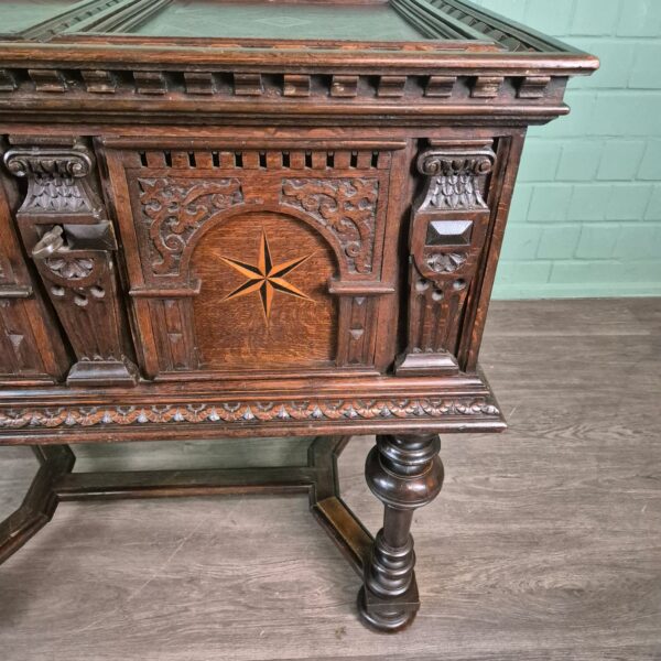 Chest Baroque 1740 Oak - Image 12