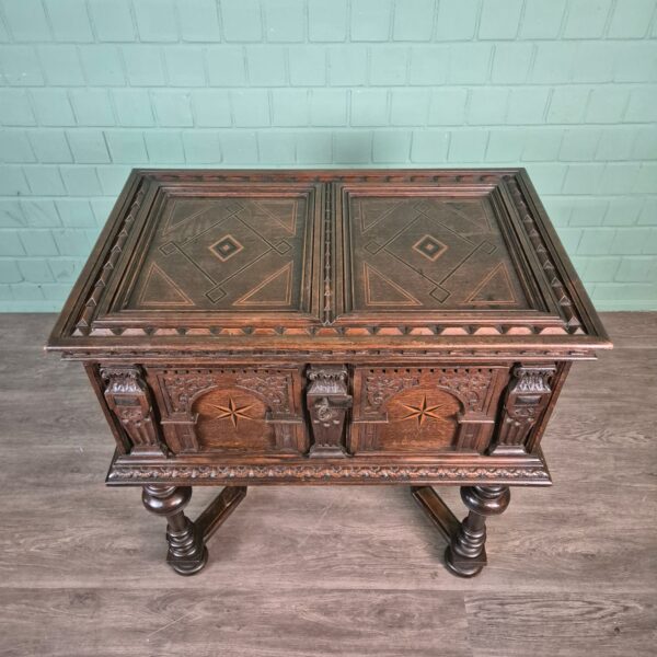 Chest Baroque 1740 Oak - Image 3