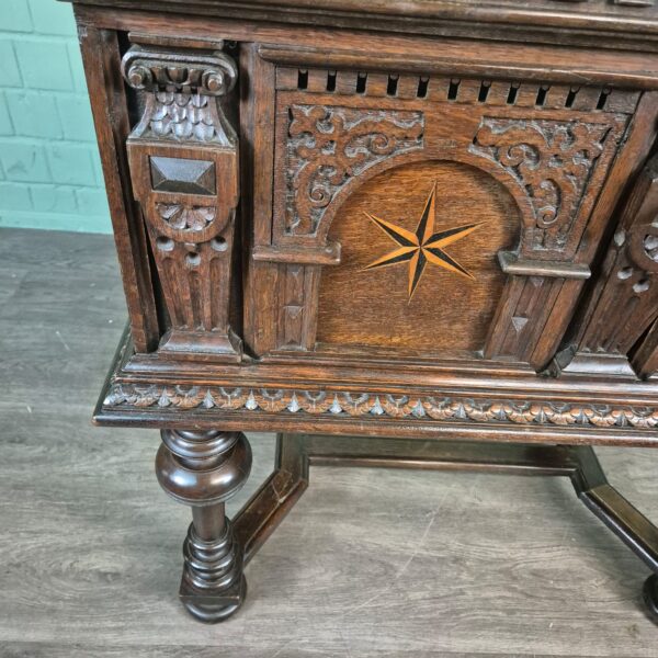 Chest Baroque 1740 Oak - Image 10