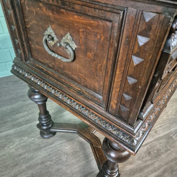 Chest Baroque 1740 Oak - Image 9