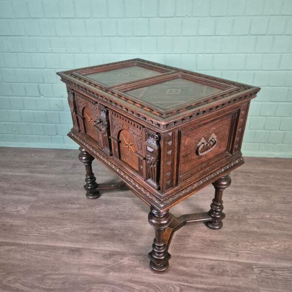 Chest Baroque 1740 Oak - Image 6