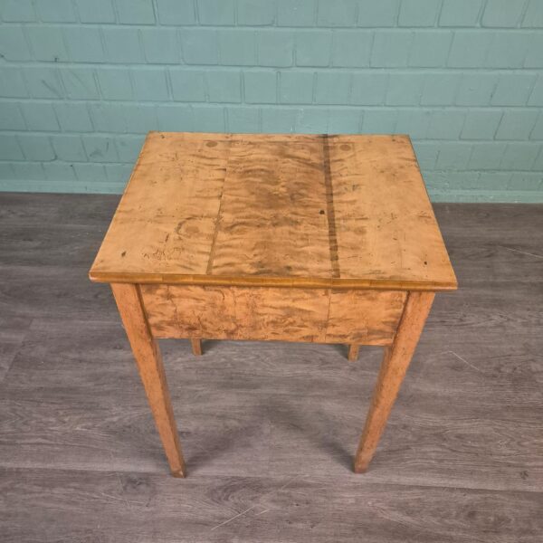 Sewing Table Biedermeier 1820 Birch Wood - Image 5