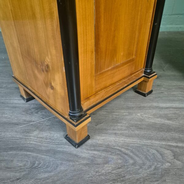 Set Nightstands Biedermeier 1820 Cherry Wood - Image 10