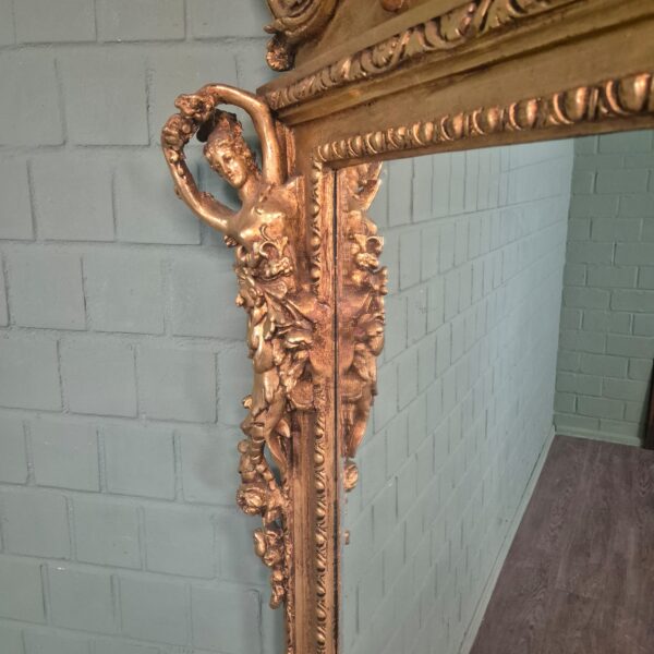 Mirror Baroque Style Gold 1,20 m x 2,44 m - Image 5