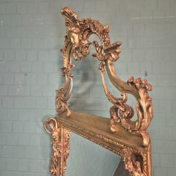 Mirror Baroque Style Gold 1,20 m x 2,44 m - Image 9