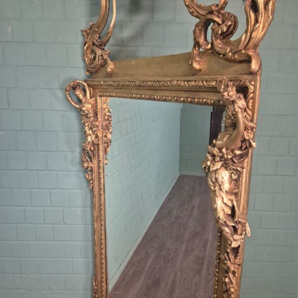 Mirror Baroque Style Gold 1,20 m x 2,44 m - Image 13