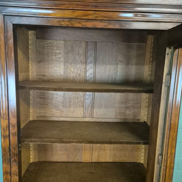 Display Cabinet Late Biedermeier 1850 Walnut - Image 7