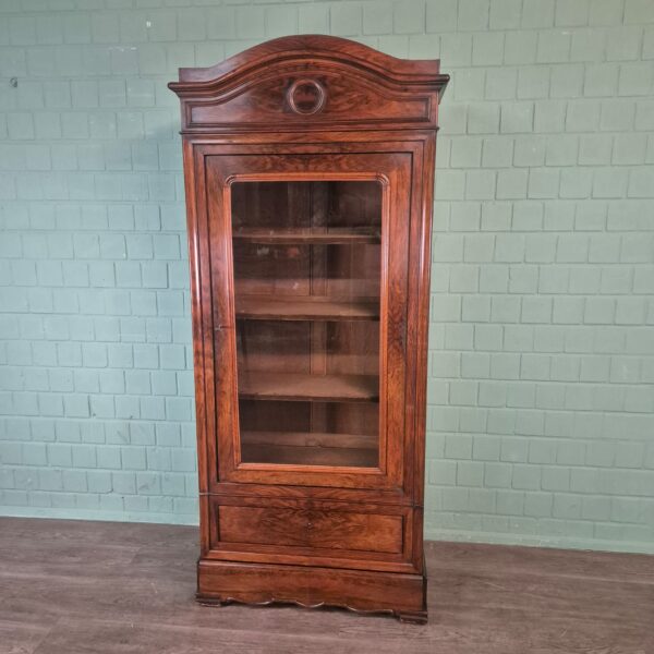 Display Cabinet Late Biedermeier 1850 Walnut - Image 2