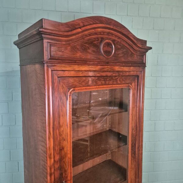 Display Cabinet Late Biedermeier 1850 Walnut - Image 3