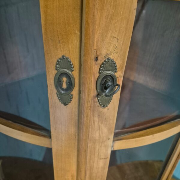 Corner Cabinet Biedermeier 1820 Cherry Wood - Image 6