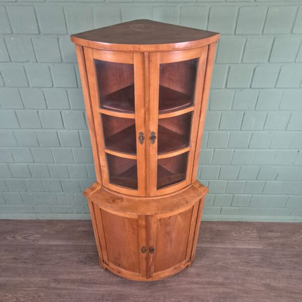 Corner Cabinet Biedermeier 1820 Cherry Wood - Image 2