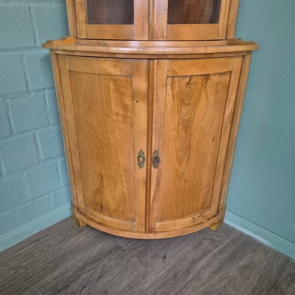 Corner Cabinet Biedermeier 1820 Cherry Wood - Image 8