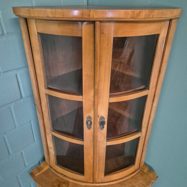 Corner Cabinet Biedermeier 1820 Cherry Wood - Image 5