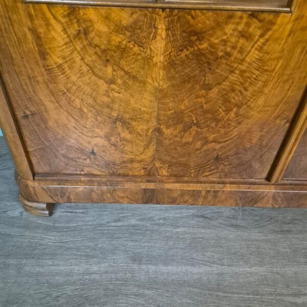 Display Cabinet Biedermeier 1830 Walnut - Image 8