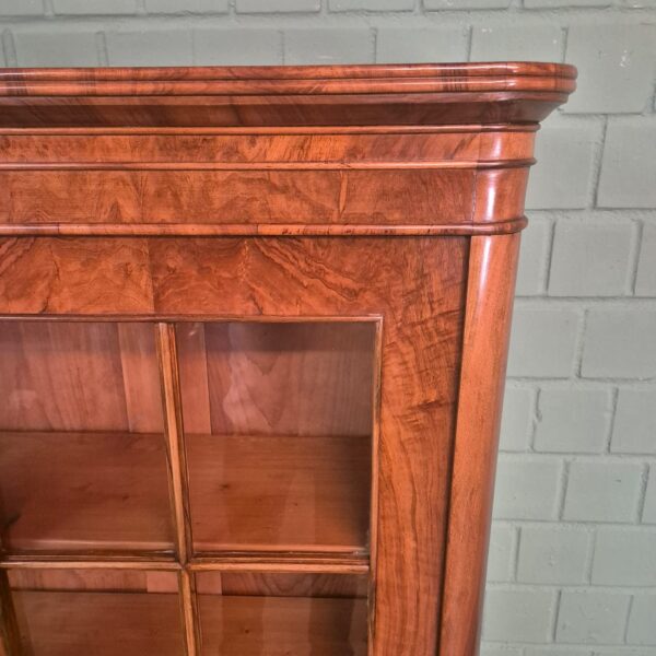 Display Cabinet Biedermeier 1830 Walnut - Image 6