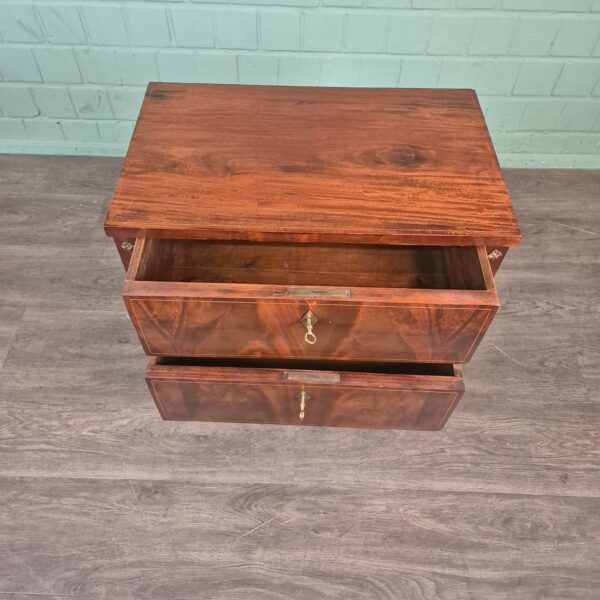 Chest of Drawers Biedermeier 1840 Mahogany - Image 8
