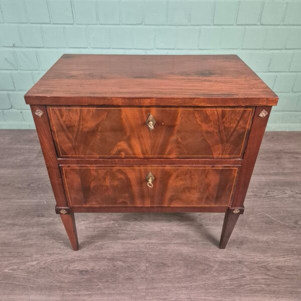 Chest of Drawers Biedermeier 1840 Mahogany - Image 3