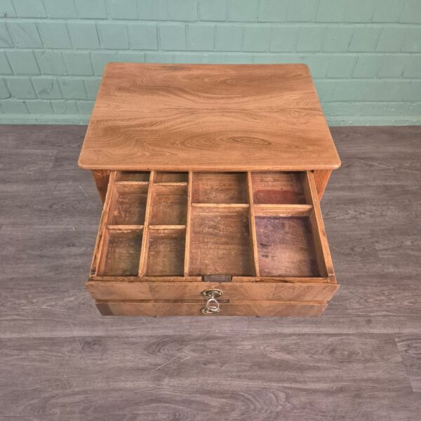 Sewing Table Biedermeier 1850 Ash Wood - Image 5