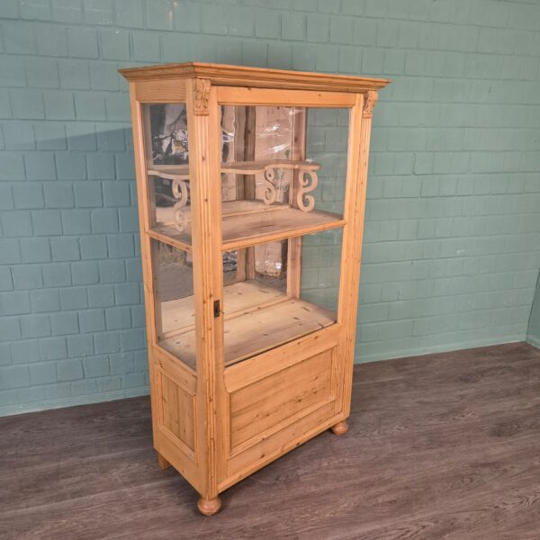 Display Cabinet Gründerzeit 1880 Pine