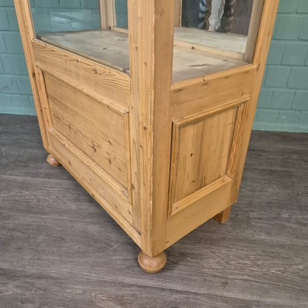 Display Cabinet Gründerzeit 1880 Pine - Image 7