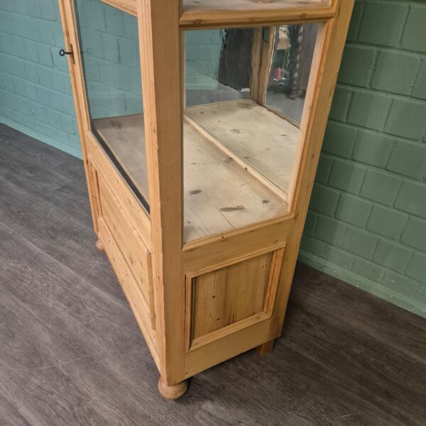 Display Cabinet Gründerzeit 1880 Pine - Image 6