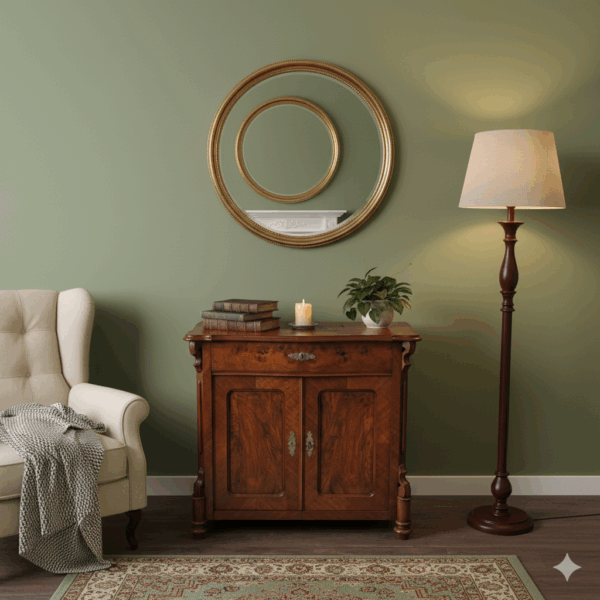 Cabinet Louis Philippe 1860 Walnut - Image 2