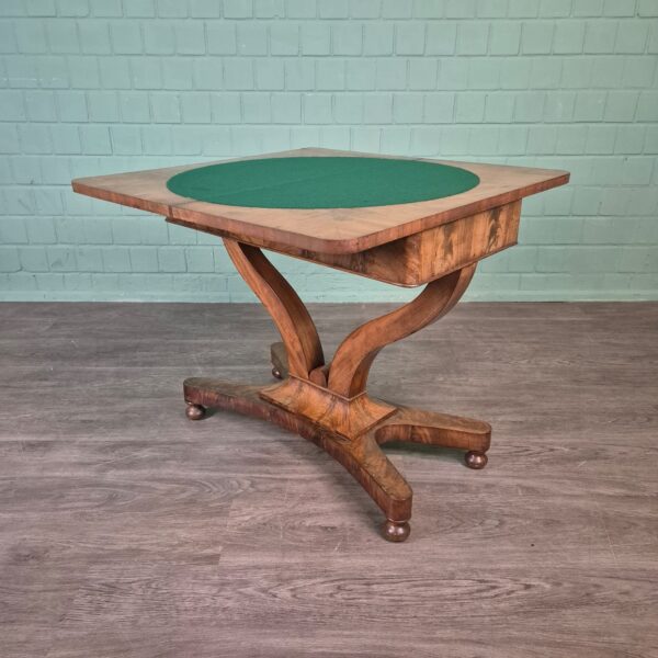 Folding Table Biedermeier 1820 Mahogany - Image 14