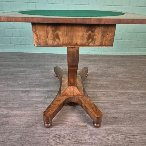 Folding Table Biedermeier 1820 Mahogany - Image 15