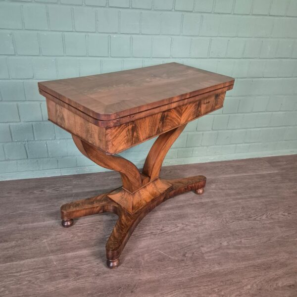 Folding Table Biedermeier 1820 Mahogany