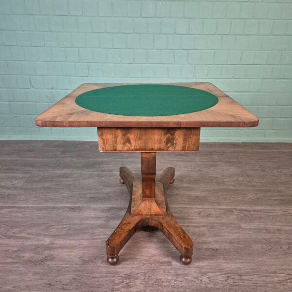 Folding Table Biedermeier 1820 Mahogany - Image 12